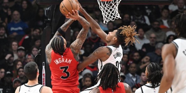 巴恩斯17+7篮网三人空砍20+ 猛龙破网7连胜