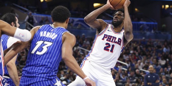 恩比德22+9贝恩空砍23分 马克西29分76人力克魔术